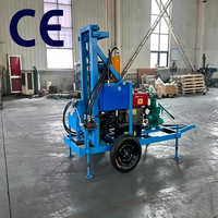 Fournisseur chinois – Nouvelle mini-sondeuse hydraulique diesel pour puits d'eau et mines, vente directe usine, portée max. 150 m, avec moteur