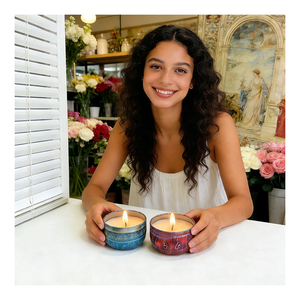 Caja de Regalo de Velas de Marca Privada, Colección de Frascos Aromáticos, Mezcla de Soja de Lujo, Distribución Minorista, Edición Exclusiva - Product Image 3