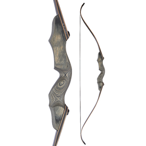 Arco Recurvo Tradicional <span class=keywords><strong>Dashu</strong></span> Lingyun de 60 Pulgadas, 25-60 Libras, con Palas de Fibra de Vidrio y Madera de Arce - Product Image 1