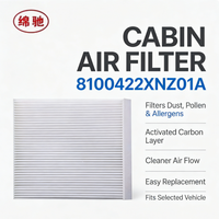 Filtre à air d'habitacle automobile de haute qualité en gros 8100422XNZ01, filtre de remplacement pour Great Wall Poer Haval F7 F7X