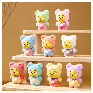 ألعاب أطفال، تماثيل حيوانات صغيرة ثلاثية الأبعاد من الراتنج الناعم، شخصيات حيوانات صلبة للسلاسل والقلائد والأساور - Product Image 1