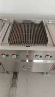 Barbecue électrique sur comptoir, à pierres de lave, moderne, professionnel, commercial, en acier inoxydable, pour restaurant