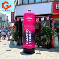 Bouteille géante gonflable pour publicité, modèle de bouteille de boisson gonflable, ballon gonflable en forme de canette, bouteilles de bière gonflables pour promotion