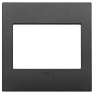 แผ่นสวิตช์ติดผนังวิมาร์ สีดำ ขนาด 9x9 ซม. ผิวด้าน - Product Image 1