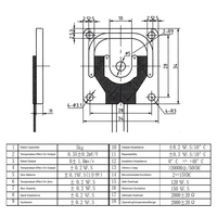 Sensor de presión de puente completo de 5 a 50KG, balanza de pesaje de haz de cizalla única, medidor de tensión, sensor de células de carga