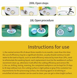 <span class=keywords><strong>Liquido</strong></span> Refrigerante Emulsionato di Grado Industriale per Lavorazioni CNC - Pressione Estrema, Antiruggine, Deodorante - Product Image 5
