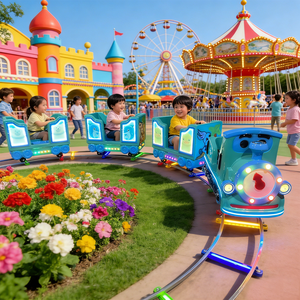 Per la vendita commerciale treno elettrico in pista, un <span class=keywords><strong>Thomas</strong></span> treno elettrico a tema Set per il centro commerciale e parco giochi luna park - Product Image 4