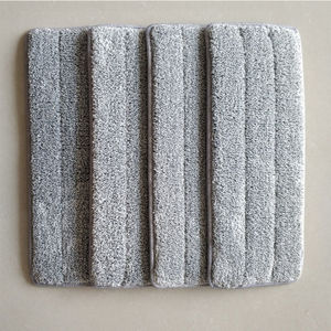 Flat <b>Mop</b> Replacement Cloth 12x33cm Universal Fiber Floor <b>Cleaning</b> Pad Rectangle Shape - Product Image 1