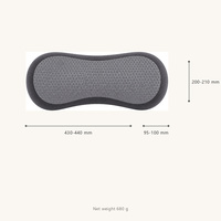 Matelas de massage chauffant rechargeable par USB avec batterie au lithium Vicsun pour les conducteurs et les passagers de voiture, contrôle de la durée, massage doux