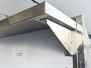 VICTORY KITCHEN - Estante de Pared Plano de Acero Inoxidable Plateado de Alta Calidad, Estante Superior e Inferior para Gabinete, Capacidad de 100 kg, para Restaurante - Product Image 6