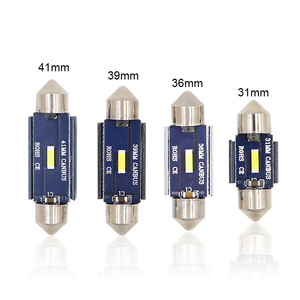 Lampe de lecture LED pour voiture, plafonnier de cabine du conducteur, éclairage intérieur 12V, éclairage de coffre, ampoule à double point. - Product Image 1