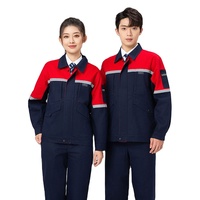 Combinaison de travail réfléchissante à haute visibilité personnalisée, à manches longues, en polyester, résistante à l'usure, pour l'ingénierie