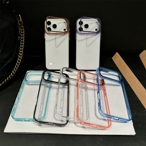 ตัวยึดกล้องป้องกันรอยขีดข่วนเคสโทรศัพท์แบบใส TPU ด้านหลังเคสโทรศัพท์ PC สำหรับ iPhone 17 17 Pro Max 17 Pro Air - Product Image 1