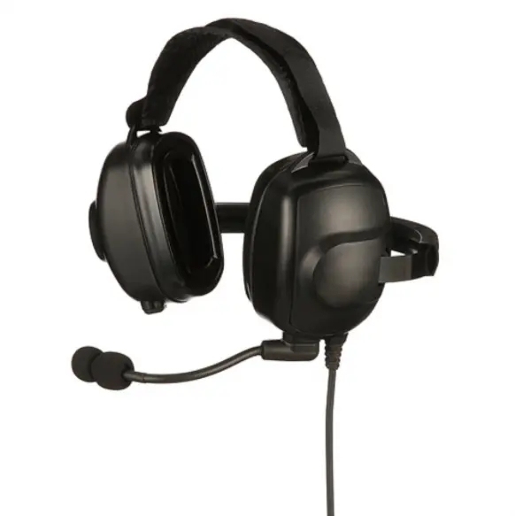 PMLN6763 Heavy-duty Head Headset Noise Canceling Boom Microphone for XiR P6620i/P6600i/DP2400e Two Way Radios Global VHF IP54 5W