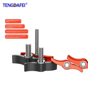 <span class=keywords><strong>Poignée</strong></span> <span class=keywords><strong>à</strong></span> bouton en forme <span class=keywords><strong>de</strong></span> T verrouillant l'équipement photographique en aluminium <span class=keywords><strong>à</strong></span> filetage fin <span class=keywords><strong>de</strong></span> 1/4 pouces M4M5M6 réglable 1/4 Pan-Tilt main métrique - Product Image 2