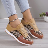 Chaussures de créateurs décontractées de luxe, baskets à lacets imprimées pour femmes, baskets à plateforme pour femmes