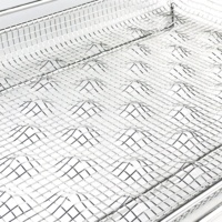 Grille de cuisson multifonction en acier inoxydable, robuste et compatible lave-vaisselle, pour four à pâtisserie, friteuse et four