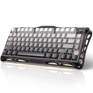 Gravastar K1 75% Wireless Mechanical <b>Keyboard</b>, Tri-mode Gasket Custom <b>Keyboard</b>, RGB Backlit Metal Gaming <b>Keyboard</b> - Product Image 1