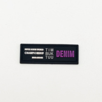 Insigne en caoutchouc PVC souple personnalisé 3D imprimé Technics logo en caoutchouc en forme de rouleau
