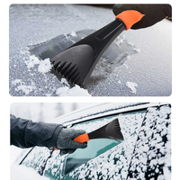 Kit de déneigement tout-en-un professionnel, pelle, brosse et grattoir à glace robustes pour un nettoyage efficace des voitures et des propriétés