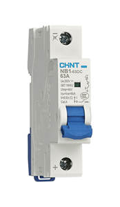 เบรกเกอร์ขนาดเล็ก <span class=keywords><strong>Chint</strong></span> <span class=keywords><strong>NB1</strong></span>-<span class=keywords><strong>63DC</strong></span> 2P 500V 4P 1000V DC MCB 10A - 63A CHNT สำหรับระบบโซลาร์เซลล์ PV  แบบสวิตช์ตัดวงจรสำหรับกล่องรวมสัญญาณ - Product Image 4