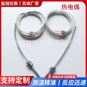 Salt Inscription Type K Thermocouple <b>Temperature</b> Sensor Wire Leads Customizable Specification Yancheng Jiangsu Origin - Product Image 5
