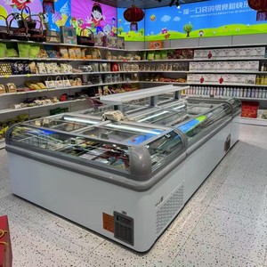 Tủ đông trưng bày thịt 6ft dùng trong thương mại, tự động xả đá, dùng được cho kem que, thịt, đang bán - Product Image 2