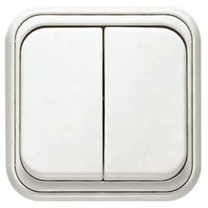 Interruptor doble 1511 BL - con protección contra sobrecargas, ideal para controlar múltiples circuitos eléctricos en el hogar. - Product Image 1