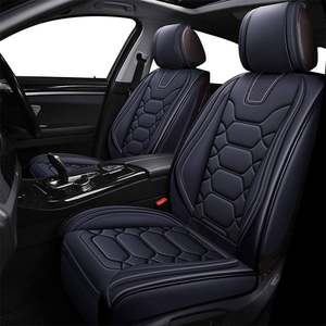 Fundas de Asiento de Coche de Cuero para Todas las Estaciones, Accesorios para Coche, Decoración de Interiores, 9 Piezas, Fundas de Asiento de Coche Personalizadas de Cuero para Todas las Estaciones - Product Image 3