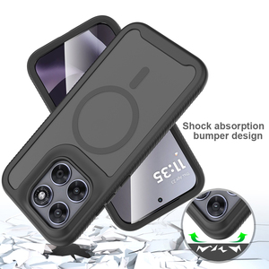 Robuste 360 °   Étui de protection intégrale pour Motorola G77, <span class=keywords><strong>coque</strong></span> robuste antichoc avec protection d'écran intégrée, anneau magnétique - Product Image 5