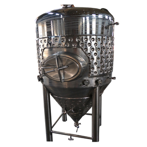 Cuve de Fermentation Conique en Acier Inoxydable 304 avec Chemise de Refroidissement pour la Fabrication de Bière et de <span class=keywords><strong>Vin</strong></span> - Product Image 4