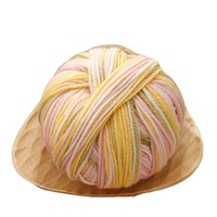 Pelote de fil Aou Flower Spirit teint, 100 % pure laine, tricotée à la main, épaisseur moyenne, pour pulls, écharpes, bonnets et poupées