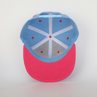 Casquette Snapback à 6 Panneaux Bicolore à Visière Plate avec Broderie X, Réglable, Style Hip Hop, Casquette Trucker, Logo Personnalisé pour Hommes