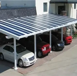 All'ingrosso sistema di installazione completo per auto a prova di pioggia solare per stazioni di ricarica