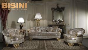 Colección de sofás tapizados clásicos de París, muebles exclusivos para <span class=keywords><strong>sala</strong></span> de estar - Product Image 3