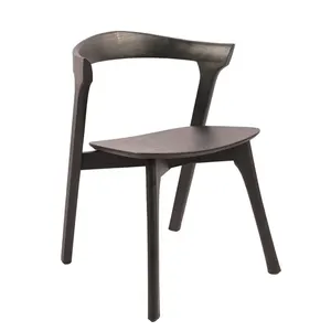 Preço barato Design Simples Cafe Chair Madeira Sólida Sala de Jantar Cadeiras para Restaurante