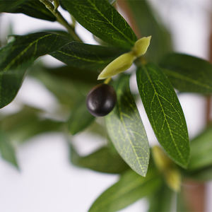 Árvores de Oliveiras Artificiais em Vaso Verde Personalizadas por Atacado, Resistentes a UV, Ecológicas, 155cm para Paisagismo Externo em Casa - Product Image 2