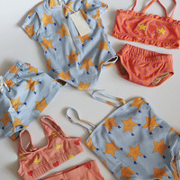 2025 printemps été nouvelle série enfants à manches longues maillot de bain une pièce filles bretelles fendu maillot de bain garçons shorts de plage