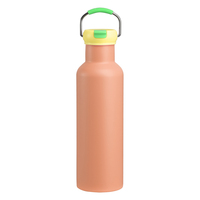Bouteille isotherme personnalisée en acier inoxydable 304 avec revêtement en caoutchouc pour sportifs – Vente en gros