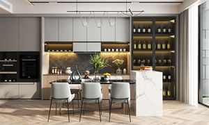 Muebles de Cocina Modernos Blancos con Diseño Gratuito, Conjunto de Muebles Todo en Uno que Incluye Fregadero, Suministro de China - Product Image 2