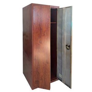 <span class=keywords><strong>Armadio</strong></span> Moderno a 2 Ante Scorrevoli in Acciaio, Guardaroba Portatile di Lusso Regolabile per Casa, <span class=keywords><strong>Camera</strong></span> <span class=keywords><strong>da</strong></span> <span class=keywords><strong>Letto</strong></span>, Palestra, Centro Commerciale, Hotel, Arredamento per la Conservazione dei Vestiti - Product Image 2