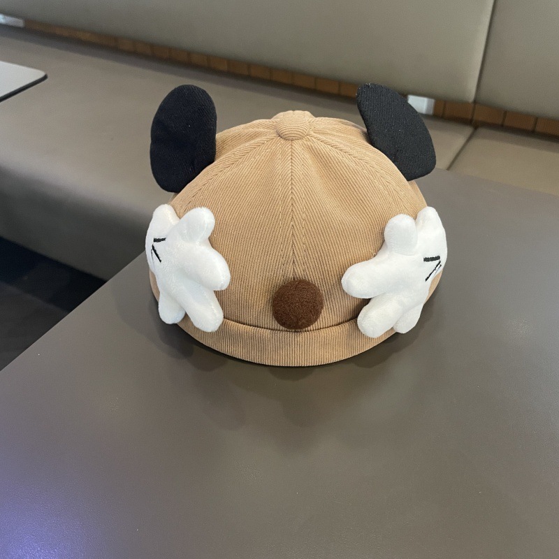 Bonnet pour enfant marron