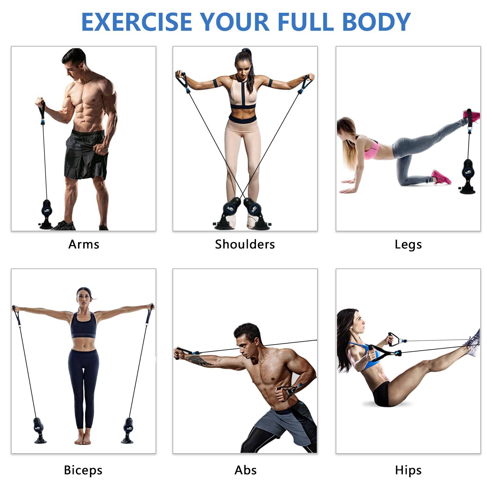 Resistance Band Exercises Flabby Triceps Workout Pull Workout