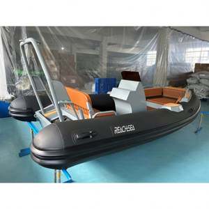Bote Neumático RIB REACHSEA Achilles Hypalon, 7 Personas, 4.3m, Consola, Lujo, OEM ODM para Rescate - Product Image 1