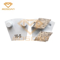 Werkmaster diamant outillage béton métal Bond Double losange plaque de meulage