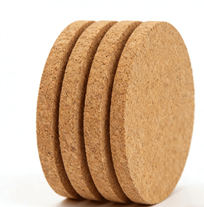 Sampel Gratis Grosir Pabrik Tatakan Gelas Kayu Gabus Berkualitas Tinggi Tatakan Gelas Gabus Alami - Product Image 6