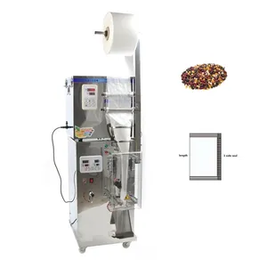 Máquina de sellado y embalaje para pequeños negocios, pimienta en polvo, granos, té, hierbas, pesaje, bajo coste