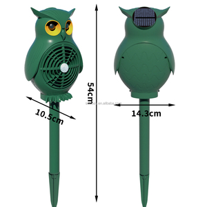 Seicosy năng lượng mặt trời động vật <span class=keywords><strong>Repeller</strong></span> 2025 New động vật không thấm siêu âm với cảm biến chuyển động Led flash ánh sáng sóc răn đe - Product Image 3