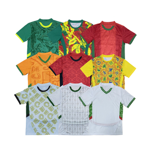 Divisa da Calcio della Coppa d'Africa 24 25, Versione Fan 100% Poliestere, Asciugatura Rapida, Trasferimento Termico, Uniforme da Calcio Aleetu per Uomo - Product Image 3