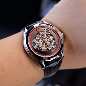 Fabbrica su misura 42MM Miyota <span class=keywords><strong>orologi</strong></span> in pelle da uomo <span class=keywords><strong>rotore</strong></span> stella ruota luminoso creativo completamente automatico orologio meccanico - Product Image 4